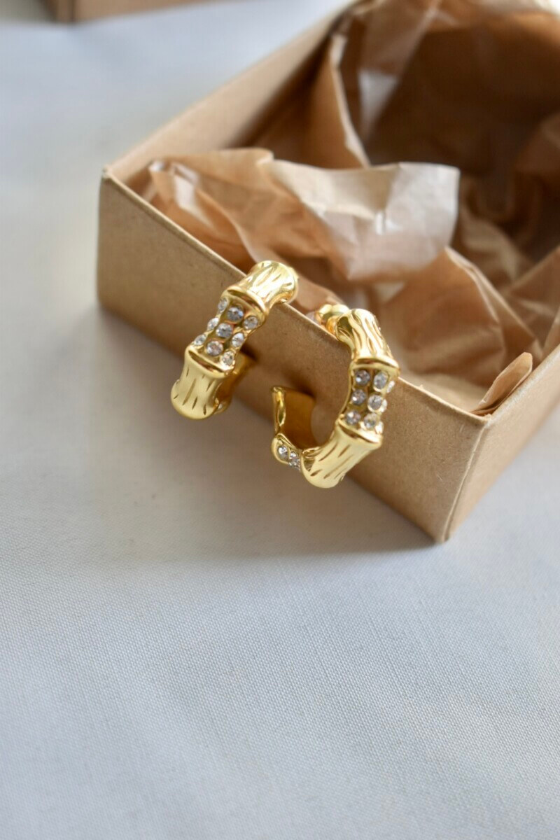 Σκουλαρίκια Sarria gold