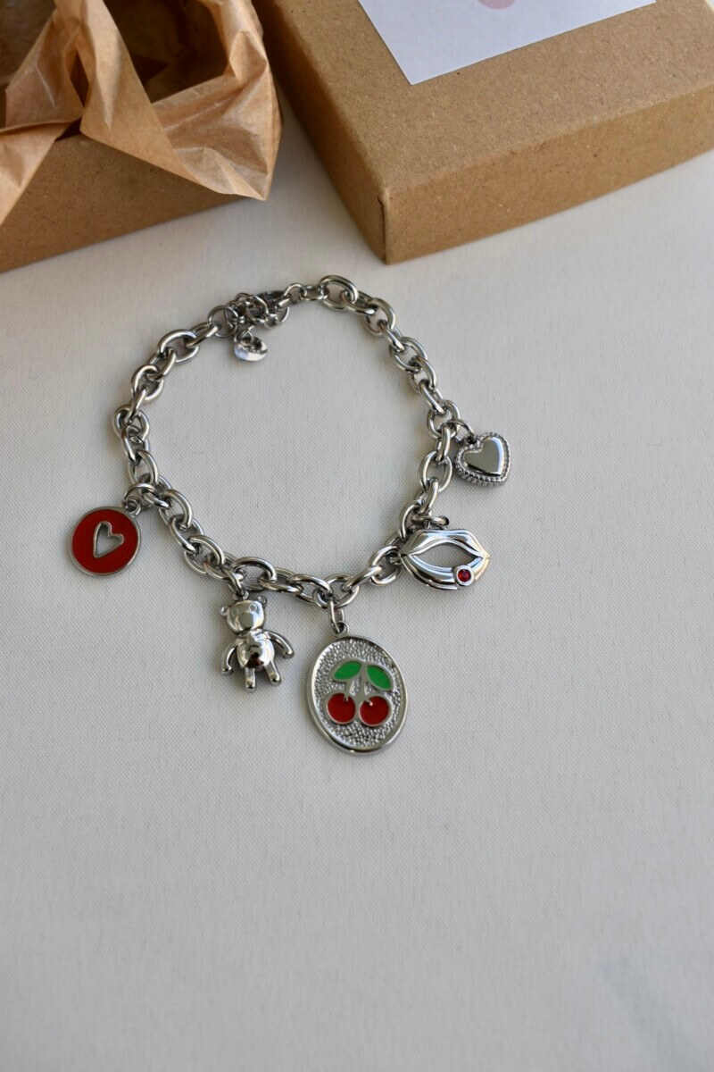 Βραχιόλι silver cherry